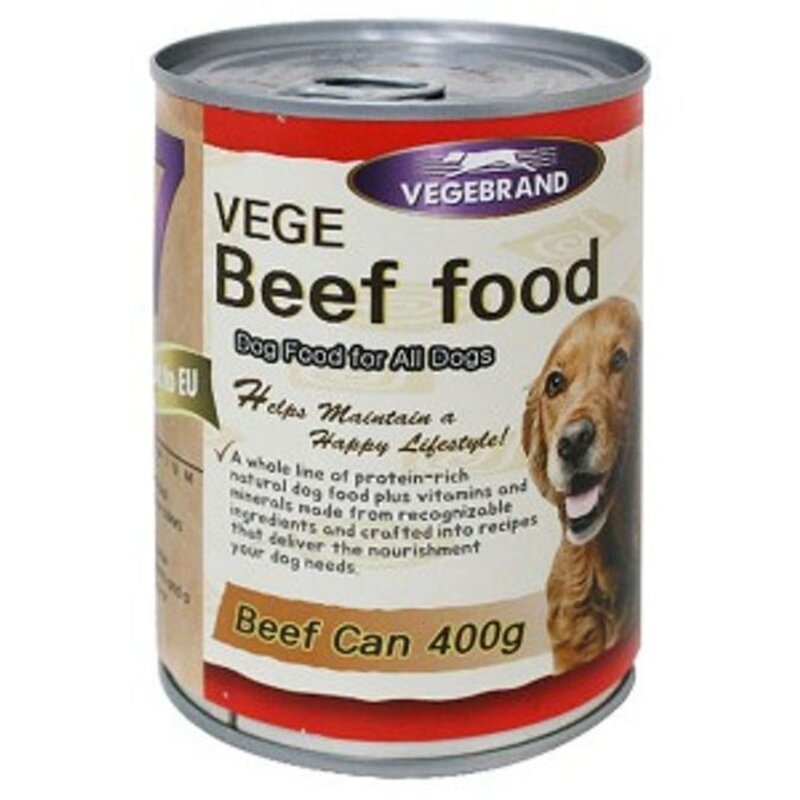베게 강아지 간식 캔 애견 소고기 400g 1개, 소고기캔 400g