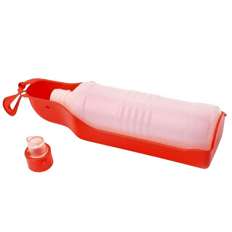 500ML 물그릇포함 반려견 물통 산책 물병 애견
