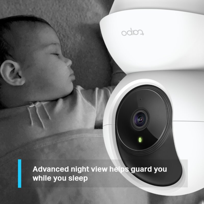 티피링크 200만화소 원격회전 가정용 카메라 홈캠 펫캠 웹캠 CCTV TC70