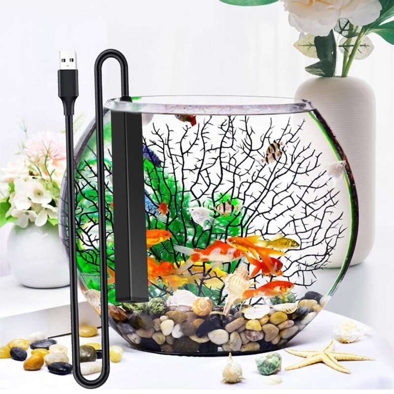 5L USB 5W 절약 2 액세서리 에너지 소형 과온 히터 10W 미니 보호 충전 수족관 어항