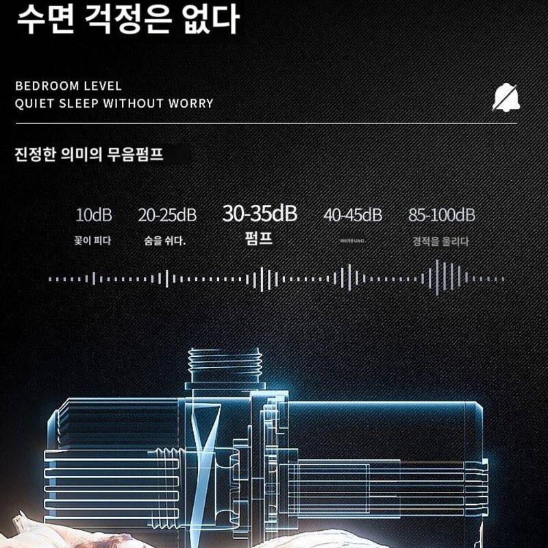 어항펌프 소형여과펌프 가산유수순환펌프 어지초정음 미니잠수펌프, 2.5w 펌프 (1m 호스 포함), 1개