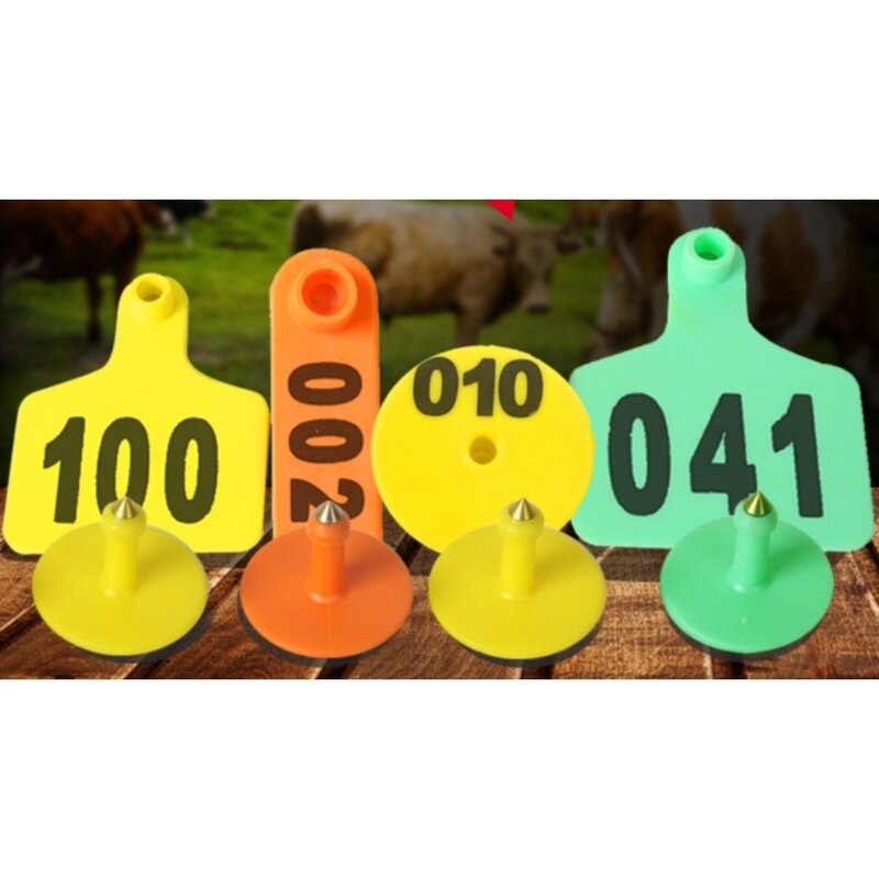 가축 인식표 소 돼지 양 귀 번호 축산 100개, G, 1개