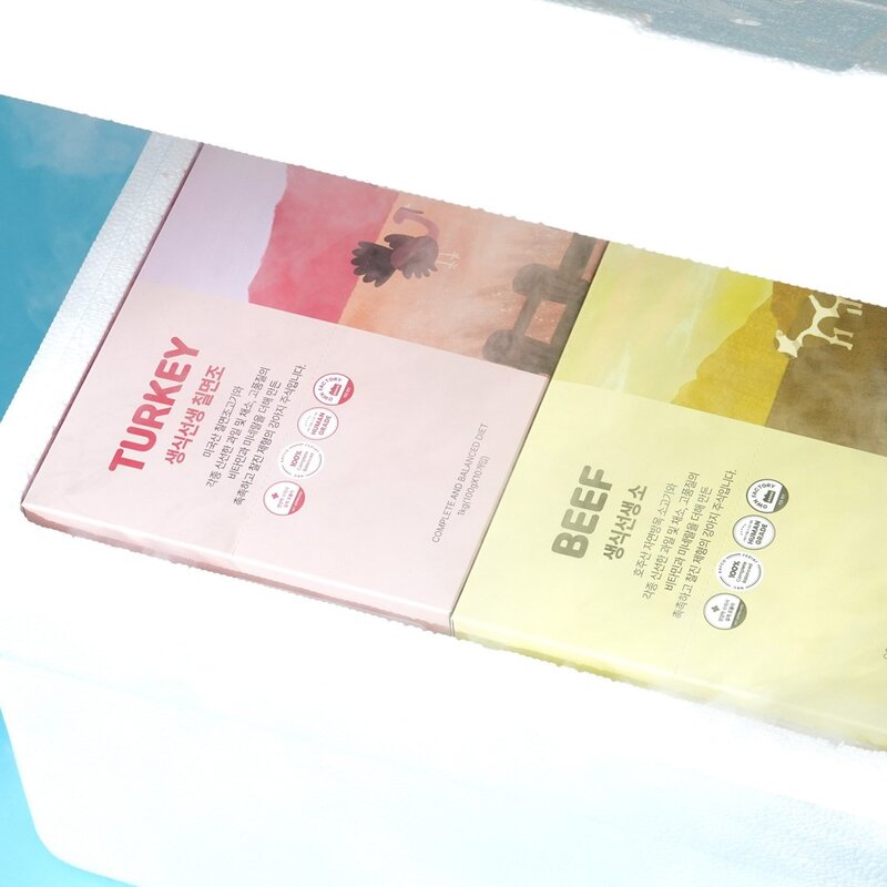 포옹 생식선생 자연식 강아지 생식 사료 골라담기, 5개, 100g, 닭+오리+소+양+칠면조