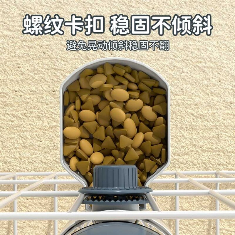자동 급식기 대용량 사료통 배식기 애완동물 고양이, 자동음수대-그린(1000ML)