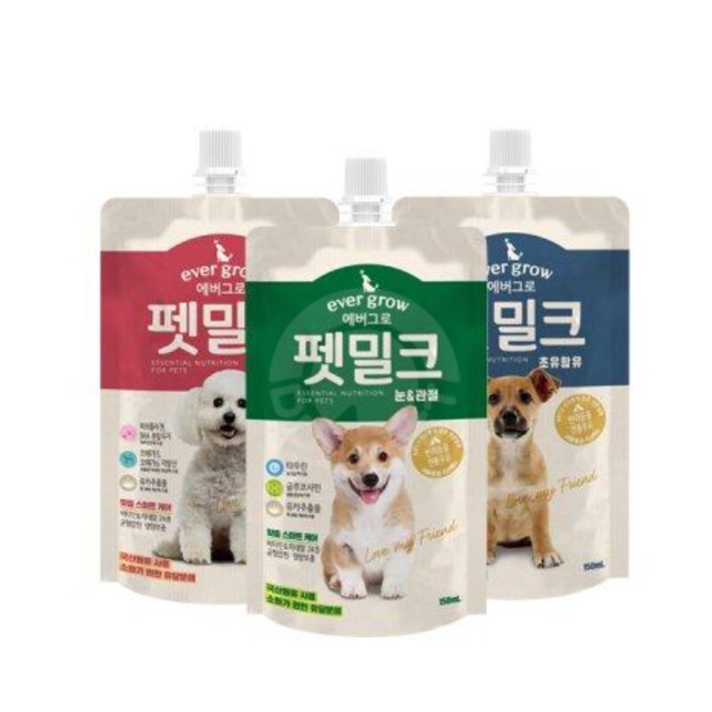 에버그로 펫밀크 3종