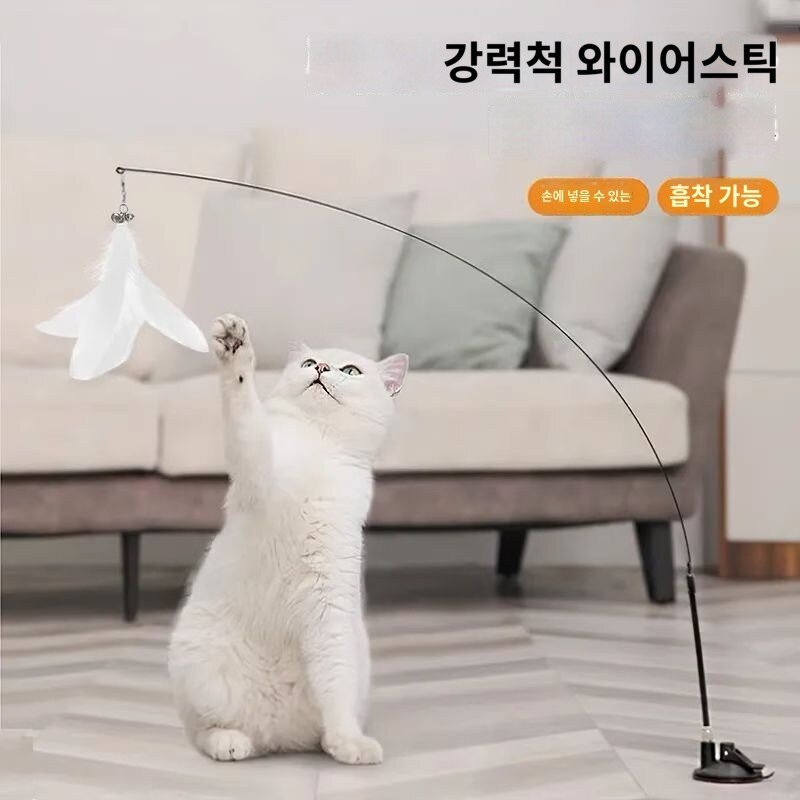 산책줄 고양이하네스 목줄 산책냥 산책냥이 고양이전용하네스 가슴줄, 화이트+리필헤드*4, 1개