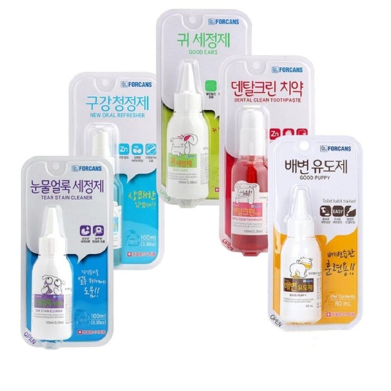 말티즈 귀 눈물 구강 세정제 치약 위생용품 덴탈관리 애견카페, 눈물얼룩세정제, 1개