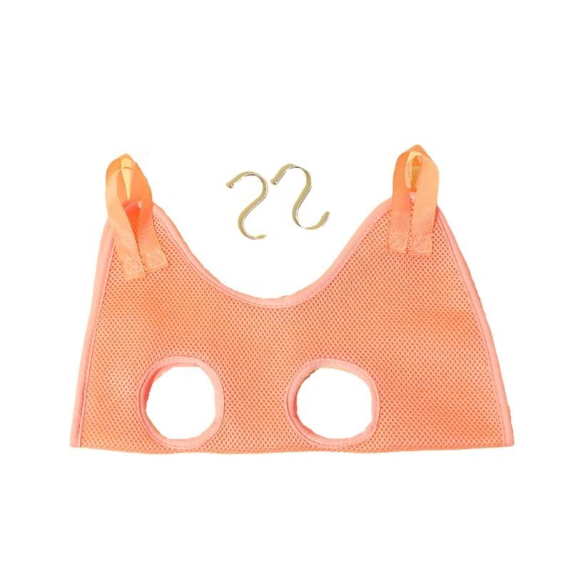 고양이 미용해먹 반려견 애견 미용 거치대, M (약 10-15kg 적합), 블랙 레드+후크 2개