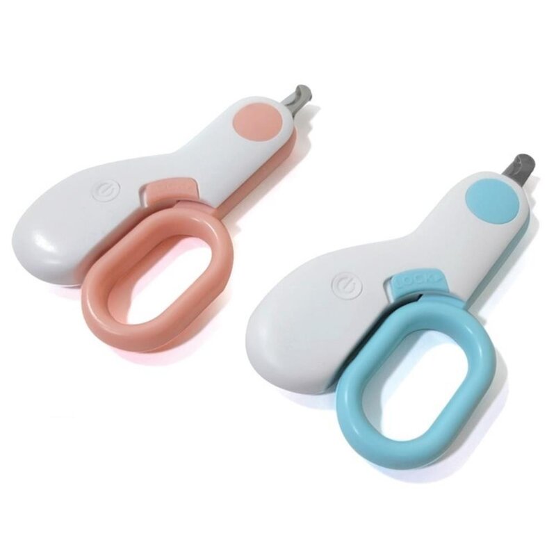 LED 고양이 발톱 정이 깍기 깎이 발톱깍이 발톱깍기, 블루