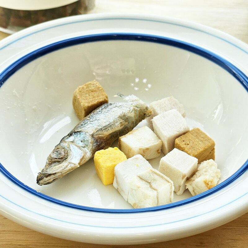 펫티즈 동결건조 큐브 트릿, 80g, 1개, 북어
