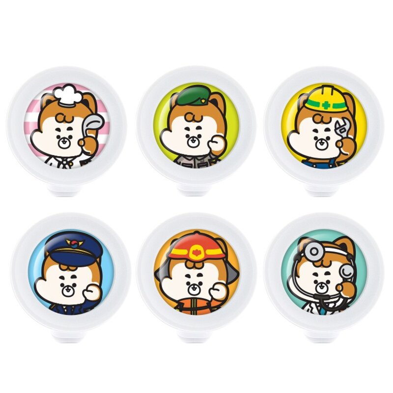 래핑찰리 이지 세이프 강아지 클립 6종 세트