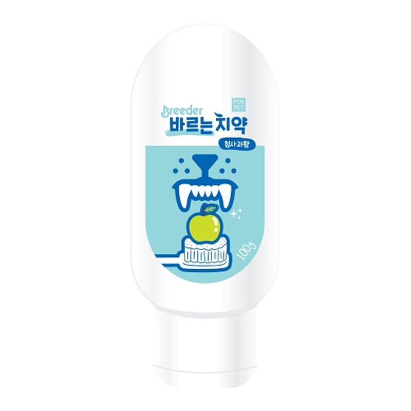브리더 바르는치약 100g 청사과향 딸기향, 1개