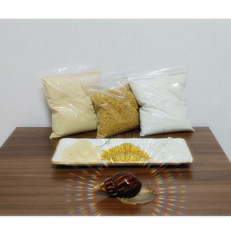 식용달팽이키우기 달팽이 농장 사료 먹이 300g 미강 보레 사료 보레가루300g 1개