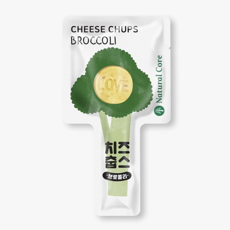 네츄럴코어 치즈춥스 3종 강아지간식 껌 + 만도 스페샬푸드4p 1개증정, 30개, 사과+딸기+브로콜리