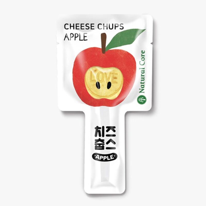 네츄럴코어 치즈춥스 3종 강아지간식 껌 + 만도 스페샬푸드4p 1개증정, 30개, 사과+딸기+브로콜리