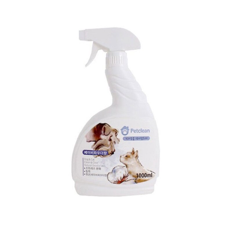 반려동물 냄새 탈취제 강아지 고양이 위생 살균 소독 1000ml 레몬향 베이비파우더향 라벤더향, 1개, 1L