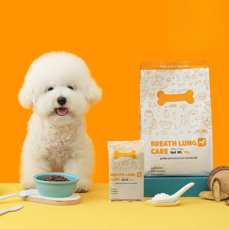 본아페티 강아지 기관지 건식사료, 1kg, 오리, 1개