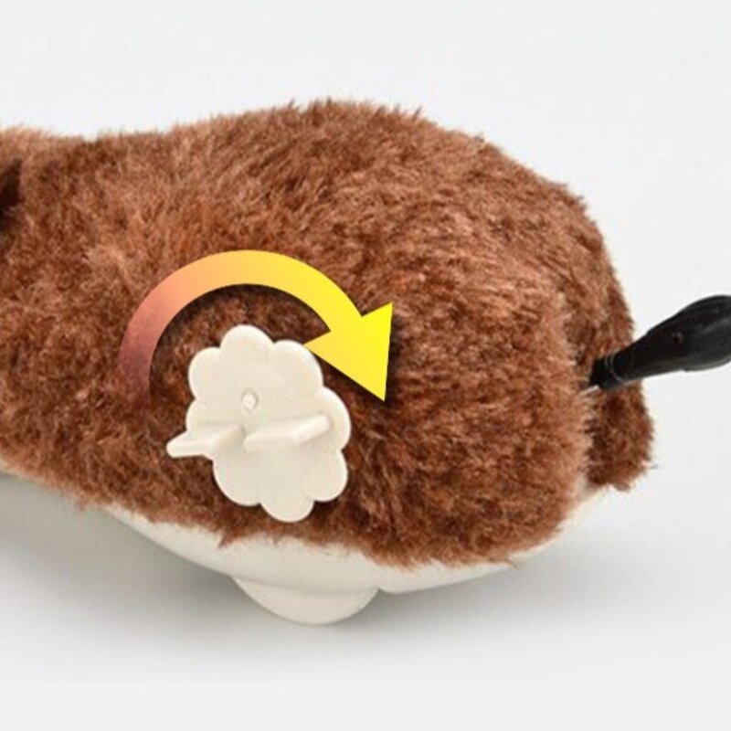티티펫 고양이 움직이는 태엽쥐 장난감, 혼합색상, 3개