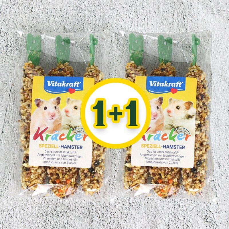 (1+1)비타크래프트 영양바3P 토끼 햄스터 소동물 간식, 2개