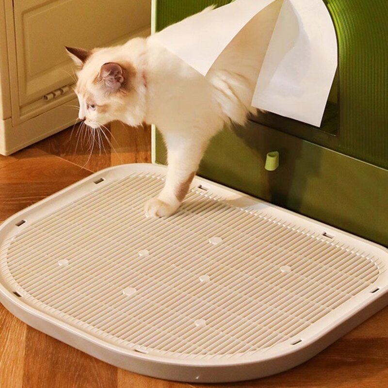 둥둥펫 고양이 사막화방지 모래쏙 화장실 발판 그레이 50 x 40 x ... 1개