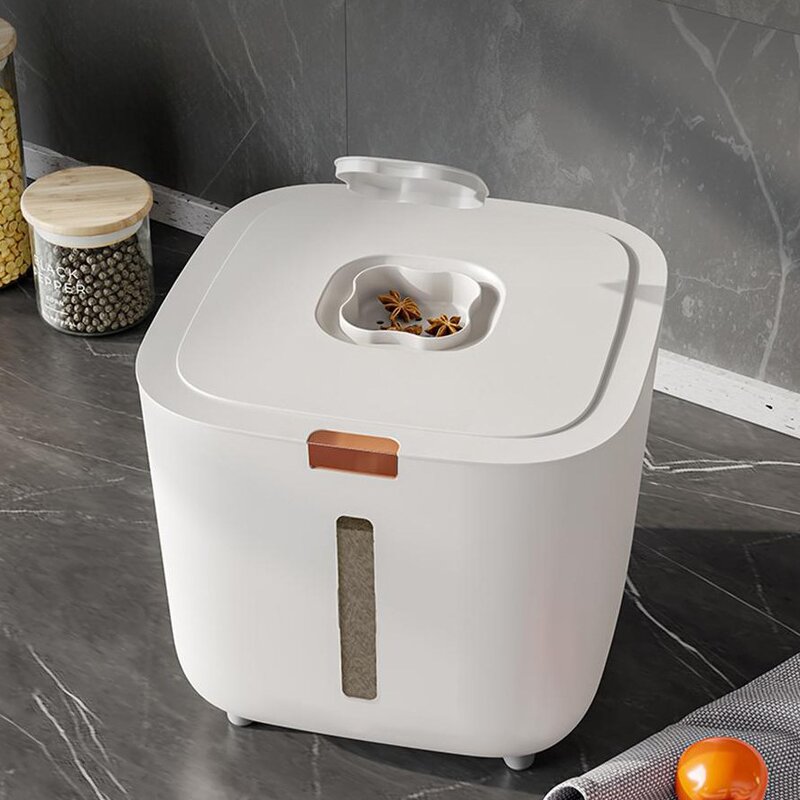 레토지엠에스 원터치 밀폐 쌀통 10kg