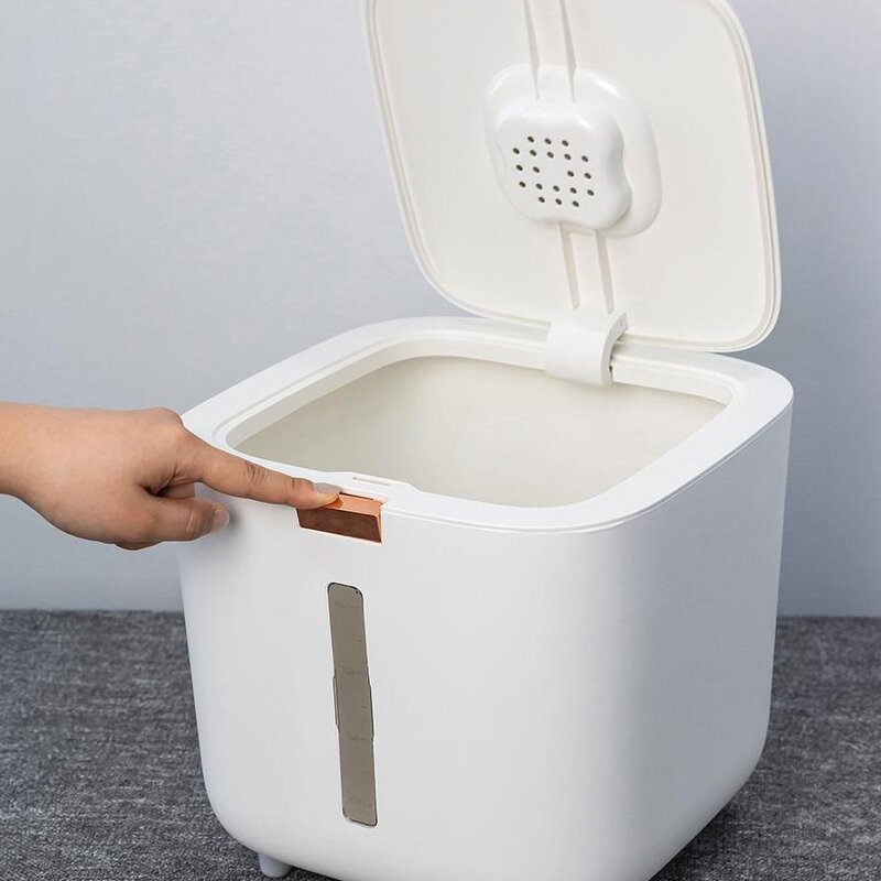 레토지엠에스 원터치 밀폐 쌀통 10kg