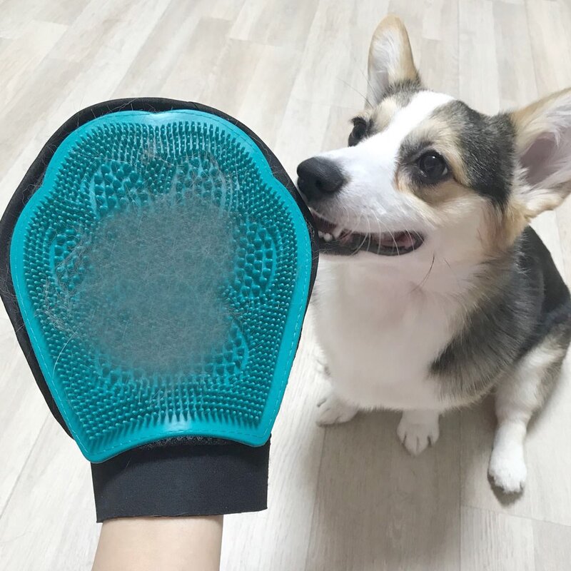개 고양이 털정리 장갑 강아지털제거 개털청소, 1개