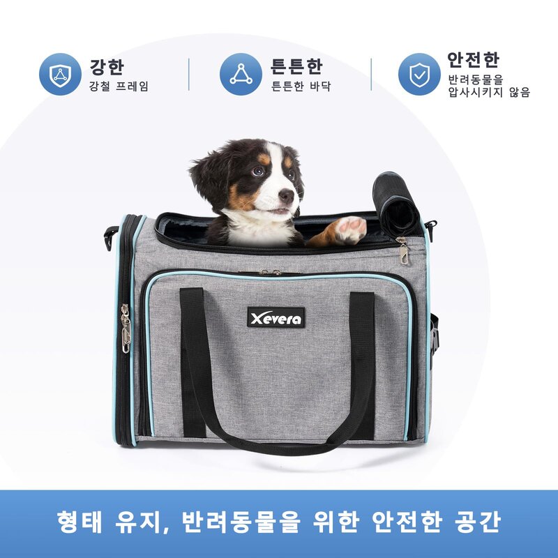 바퀴 달린 확장형 반려견 캐리어