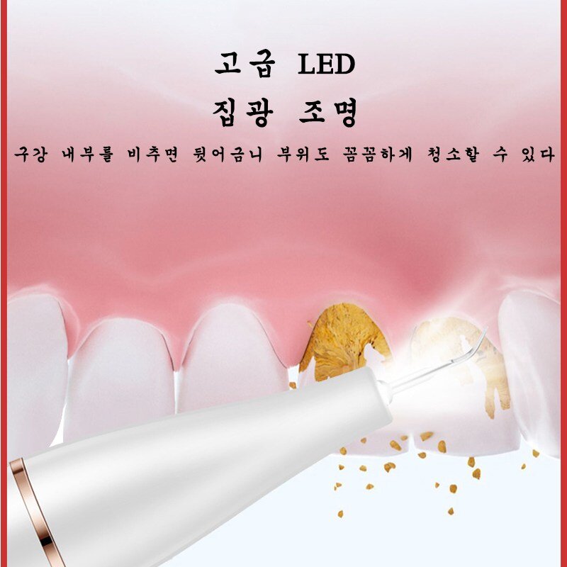 반려동물용 초음파 셀프 구강청결기 강아지 고양이 미세초음파 치석제거기 반려동물용 저소음 전동칫솔 치아 입냄새 제거기 5가지모드