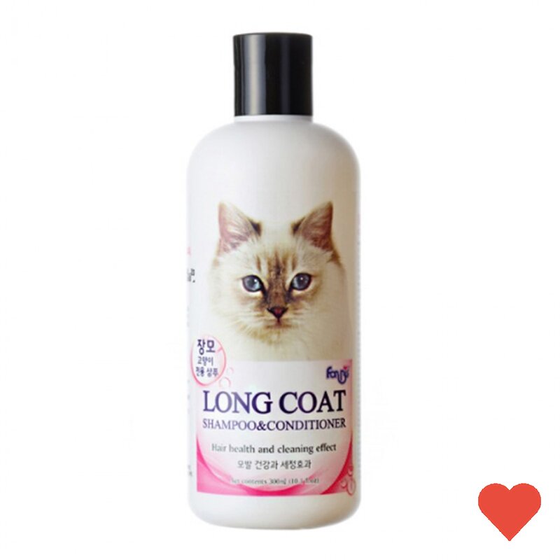 애견미용 용품 장모 고양이 전용 샴푸 린스 300ml